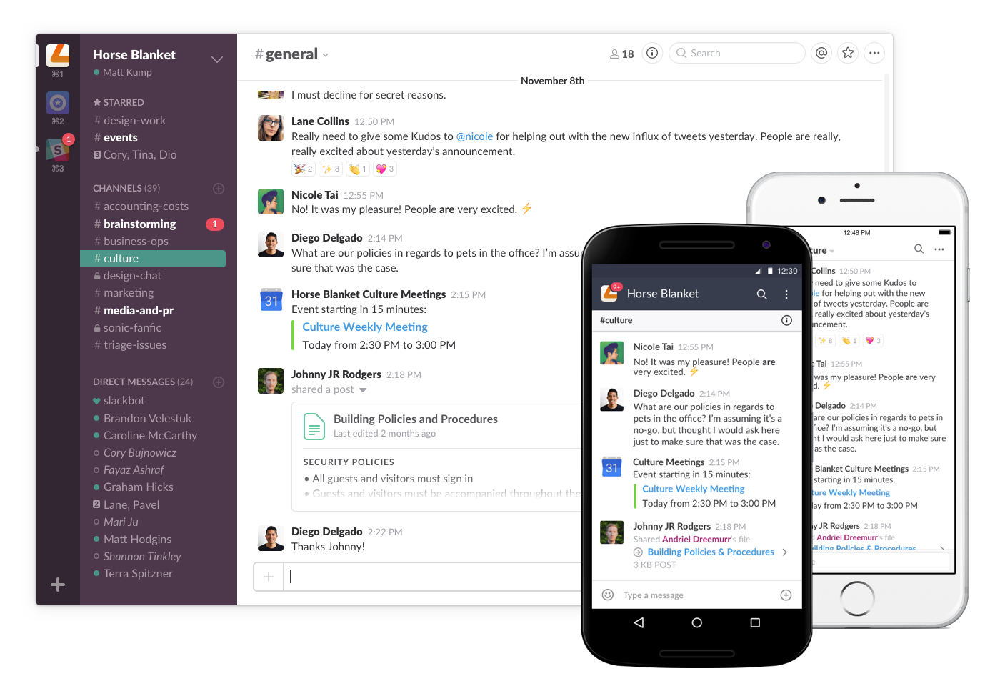 slack web log in