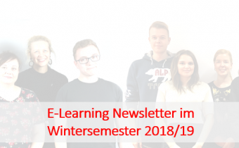 E-Learning-Newsletter im Wintersemester 2018/2019