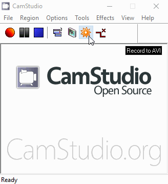 CamStudio: Videoformate umschalten