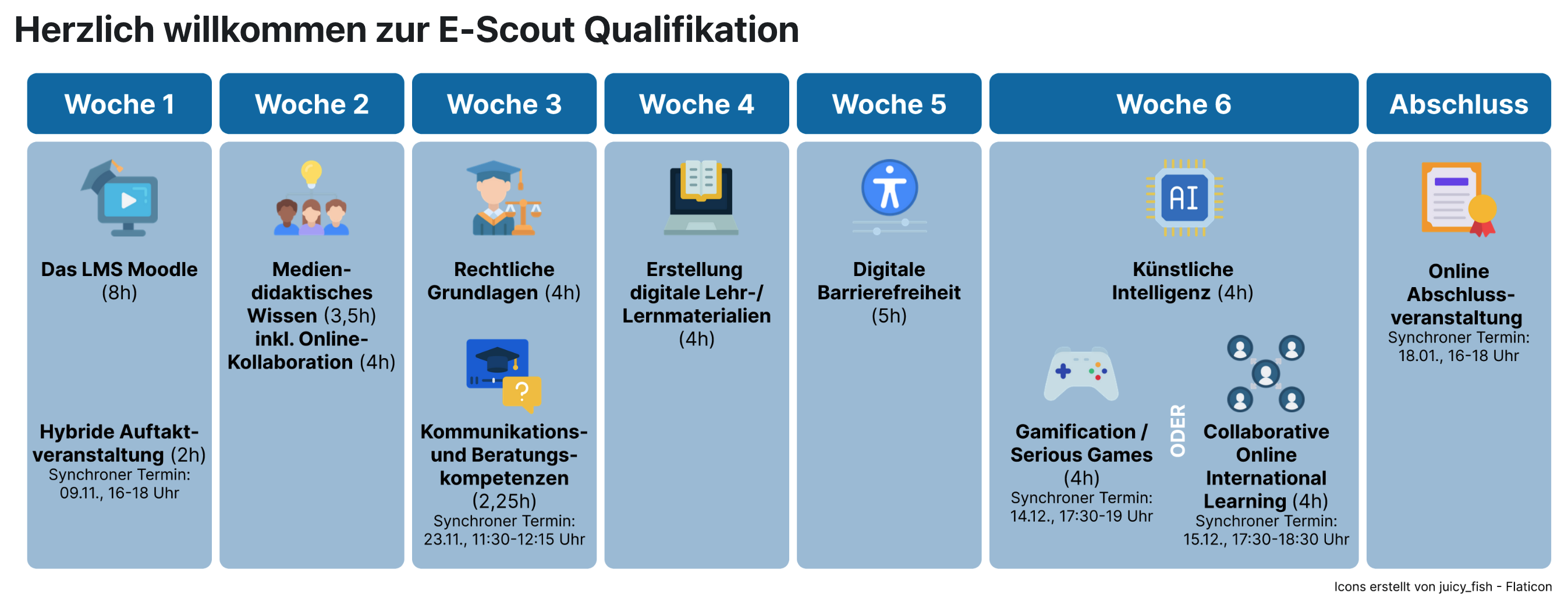 E-Scout Modulplan